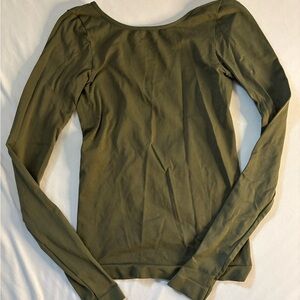 FP Low Back Seamless Long Sleeve Top